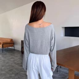 Women Slash Neck Long Sleeve T-shirt Casual Solid Drop Sleeves Off Shoulder Crops Tees Elastic Loose Streetwear Club T-Shirts