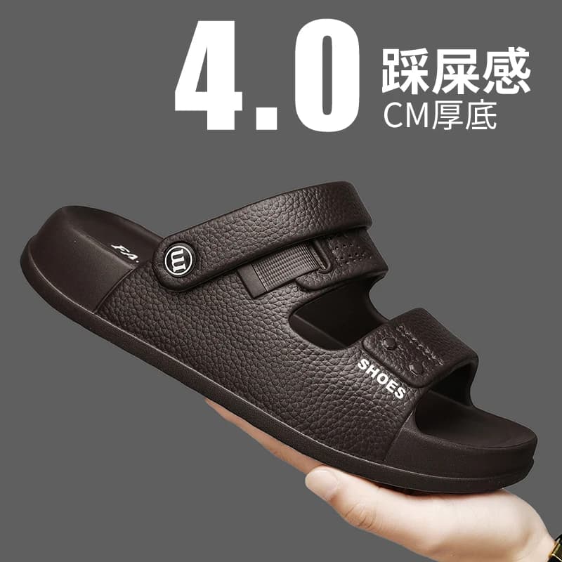 Men's Premium Summer Slippers Fashion Anti-slip Outdoor Beach Sandals 2026 New Soft Sole EVA Slides Thick Sole Casual slippers