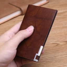 New in Trendy Men's Short Wallet Horizontal Vertical Slim Card Holder Wallet Card Bag for Students ID Bank Card Card Holder