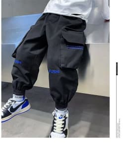 New Boys Cargo Pants Summer Autumn Casual Long Style Trousers Kids Joggers Spring Children Sport Pants 4-14 Years