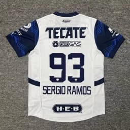 2025-2026 Best-selling new 3D printed Monterrey football jersey for men and women, quick-drying shirt, breathable T-shirt