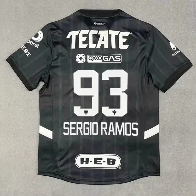 2025-2026 Best-selling new 3D printed Monterrey football jersey for men and women, quick-drying shirt, breathable T-shirt