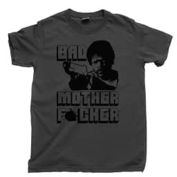 Pulp Fiction T-shirt BMF wallet Jules Winfield Vincent Vega John Travolta pure cotton loose-fitting casual shirt for couples