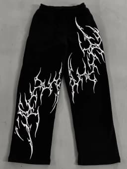 Summer 2026 Fashion New Retro Gothic Retro 3D Printed Hip-hop Sports Casual Pants Hip-hop Street Wear Loose Pants Plus Size