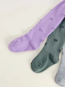 5 PCS Mid-Thickness Plain Baby Toddler Leggings Socks – Children Girl Kid Tights for Casual, School & Layering