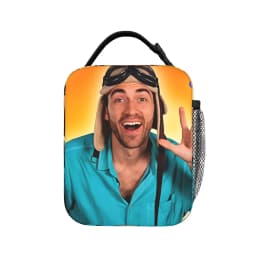 Danny Go Animated Programs Lunch Bag Cute Lunch Box Portable Zipper Thermal Lunch Bags For Men Waterproof Print Cooler Bag