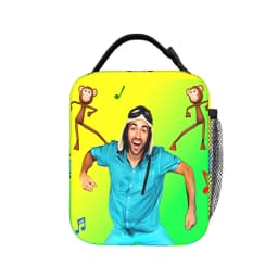 Danny Go Animated Programs Lunch Bag Cute Lunch Box Portable Zipper Thermal Lunch Bags For Men Waterproof Print Cooler Bag