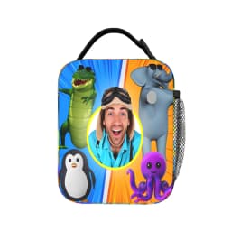 Danny Go Animated Programs Lunch Bag Cute Lunch Box Portable Zipper Thermal Lunch Bags For Men Waterproof Print Cooler Bag