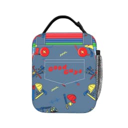 Danny Go Animated Programs Lunch Bag Cute Lunch Box Portable Zipper Thermal Lunch Bags For Men Waterproof Print Cooler Bag