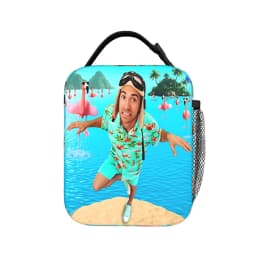 Danny Go Animated Programs Lunch Bag Cute Lunch Box Portable Zipper Thermal Lunch Bags For Men Waterproof Print Cooler Bag