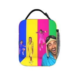 Danny Go Animated Programs Lunch Bag Cute Lunch Box Portable Zipper Thermal Lunch Bags For Men Waterproof Print Cooler Bag