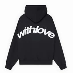 European and American Cross Border Simple and Versatile Men's Women's Printed Hoodie American Couple Retro Loose Trendy Brand