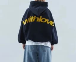 European and American Cross Border Simple and Versatile Men's Women's Printed Hoodie American Couple Retro Loose Trendy Brand