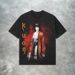 Kuon T-shirts – From Software Horror Games, Y2K Grunge Style T-shirts Casual Pure Cotton Couple All-Season Streetwear Shirts
