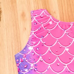 Girls Swimsuits Mermaid Bathing Suits Toddler Kids One Piece Swimwear Summer Beach Sport Swimming Costume