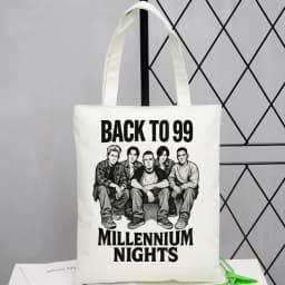 Backstreet Boys tote bag canvas torba na zakupy einkaufstasche grocery shopper woman