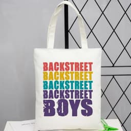 Backstreet Boys tote bag canvas torba na zakupy einkaufstasche grocery shopper woman