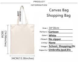 Backstreet Boys tote bag canvas torba na zakupy einkaufstasche grocery shopper woman