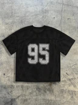 Men Mesh T Shirt Summer Casual Sport Short Sleeve Breathable 95 Print Loose Fit Streetwear for Daily Workout Outdoor Activities