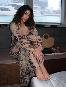Kliou Sexy See Through Long Dress Woman Leopard Print o-Neck Full Sleeve Cross Bandage Backless High Street Wild Style Vestidos