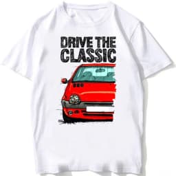 2026 New Drive A Legend Twingo Late Halogen Model Sport Car T-Shirt Boy White Tees Man's Clothing Summer Casual T Shirt