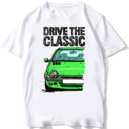 2026 New Drive A Legend Twingo Late Halogen Model Sport Car T-Shirt Boy White Tees Man's Clothing Summer Casual T Shirt