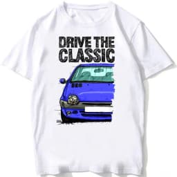 2026 New Drive A Legend Twingo Late Halogen Model Sport Car T-Shirt Boy White Tees Man's Clothing Summer Casual T Shirt