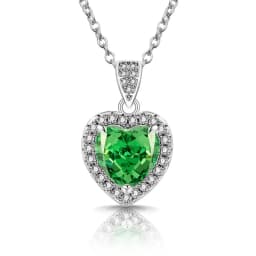 925 Sterling Silver Fashion Light Luxury Ice Flower Cut Love Crystal Zircon Necklace Birthday Party Anniversary Gift