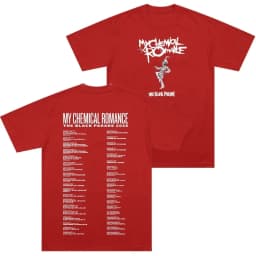 My Chemical Romance The Black Parade 2026 Tour T-Shirt, Unisex Pure Cotton Stylish Graphic Casual Comfort Short-Sleeve T-Shirt