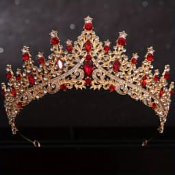 Baroque Crystal Tiaras And Crowns For Women Rhinestone Prom Diadem Headband Bridal Wedding Hair Accessories Jewelry Crown Tiara