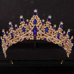 Baroque Crystal Tiaras And Crowns For Women Rhinestone Prom Diadem Headband Bridal Wedding Hair Accessories Jewelry Crown Tiara