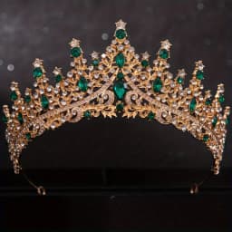 Baroque Crystal Tiaras And Crowns For Women Rhinestone Prom Diadem Headband Bridal Wedding Hair Accessories Jewelry Crown Tiara