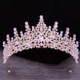 Baroque Crystal Tiaras And Crowns For Women Rhinestone Prom Diadem Headband Bridal Wedding Hair Accessories Jewelry Crown Tiara