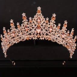 Baroque Crystal Tiaras And Crowns For Women Rhinestone Prom Diadem Headband Bridal Wedding Hair Accessories Jewelry Crown Tiara