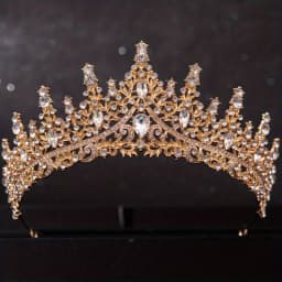 Baroque Crystal Tiaras And Crowns For Women Rhinestone Prom Diadem Headband Bridal Wedding Hair Accessories Jewelry Crown Tiara