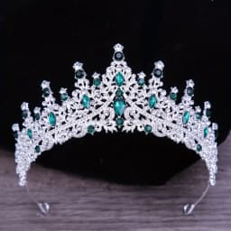 Baroque Crystal Tiaras And Crowns For Women Rhinestone Prom Diadem Headband Bridal Wedding Hair Accessories Jewelry Crown Tiara