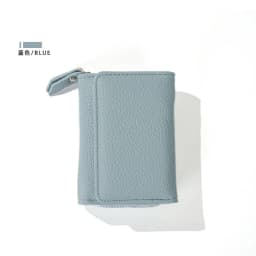 Pomelo Best Trifold Small Wallet For Women RFID Blocking Faux Leather Slim Card Holder With Zipper Coin
