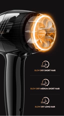 220V Hair Dryer Professional 2200W Gear Strong Power Blow Hair Dryer Brush For Hairdressing Barber Salon Tools Hair Dryer Fan