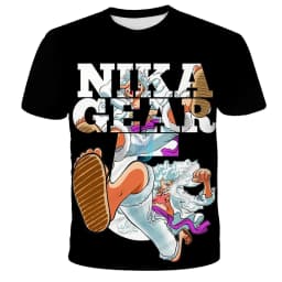 Fashion Kid Anime One Piece Luffy T Shirt Boy Clothing Kids Boys Tshirt Children T-shirt Summer Short Sleeve Tops Tees