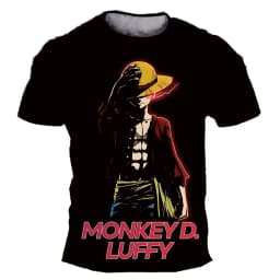 Fashion Kid Anime One Piece Luffy T Shirt Boy Clothing Kids Boys Tshirt Children T-shirt Summer Short Sleeve Tops Tees