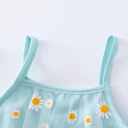 Summer Princess Dress for Little Girls Trendy Baby Kids Summer Wear with Straps Baby Girl Clothes