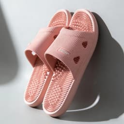 Summer Non Slip Solid Color Slippers for Men PVC material  Massage Comfortable Durable Bathroom Shoes Cool Pool