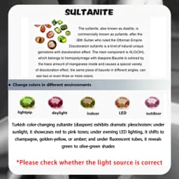 Sultanite Copper Ring for Women – Oval Cut Rectangular Cut Color Changing Gemstone Ring Changes Hue Under Sun/LED/Candlelight