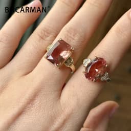 Sultanite Copper Ring for Women – Oval Cut Rectangular Cut Color Changing Gemstone Ring Changes Hue Under Sun/LED/Candlelight