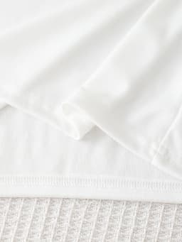Kids Girls 2 Piece Solid White Short Sleeve T-Shirt & Shorts Set Casual Summer Loungewear Outfit