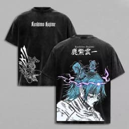 Jujutsu Kaisen Kashimo Hajime Graphic T-shirt Men's Clothing Women Cotton T-shirt Washed Tee Harajuku Male 2026 Summer T Shirt