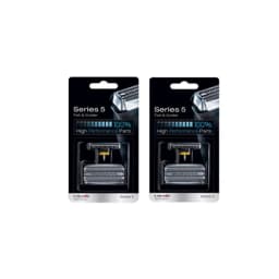 Silver 51s Replacement Foil Head Cutter Compatible for Braun 5 Electric Shaver wfs1 wfs2 510, 550, 560, 570cc, 590cc...