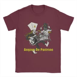 Angine De Poitrine Rock Band Cotton T Shirt For Men Summer Y2K Funny T Shirts Leisure Tee Shirt Plus Size Hot Sale Tops