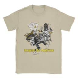Angine De Poitrine Rock Band Cotton T Shirt For Men Summer Y2K Funny T Shirts Leisure Tee Shirt Plus Size Hot Sale Tops