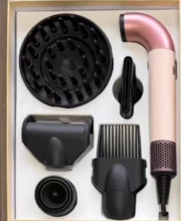 Hair Dryer, 1400W High Power, Quick Drying, Lightweight Body, Low Noise, Comes With Multiple Types of Air Nozzles. Hairdryer